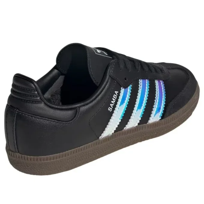 Adidas Samba “Black Iridescent Stripes”