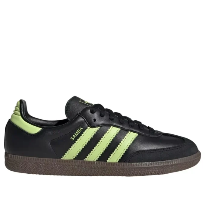 Adidas Samba “Black Pulse Lime”