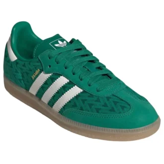 Adidas Samba “Bold Green off White Gold Metallic”