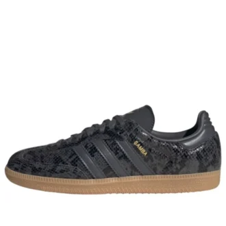 Adidas Samba Faux Snakeskin “Black”
