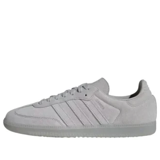 Adidas Samba “Grey Two Crystal White Gold Metallic”