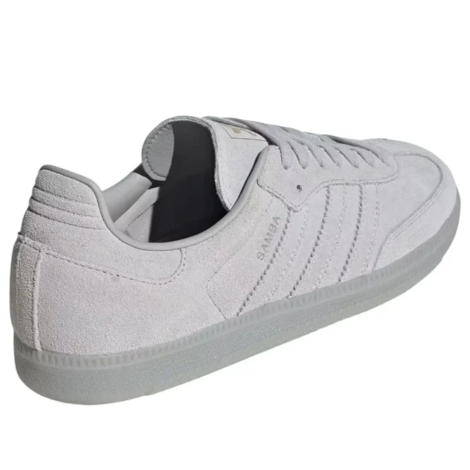 Adidas Samba “Grey Two Crystal White Gold Metallic”