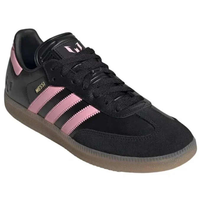 Adidas Samba Messi Indoor “Black Gold Metallic Gum”