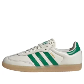 Adidas Samba “off White Green Gold Metallic”