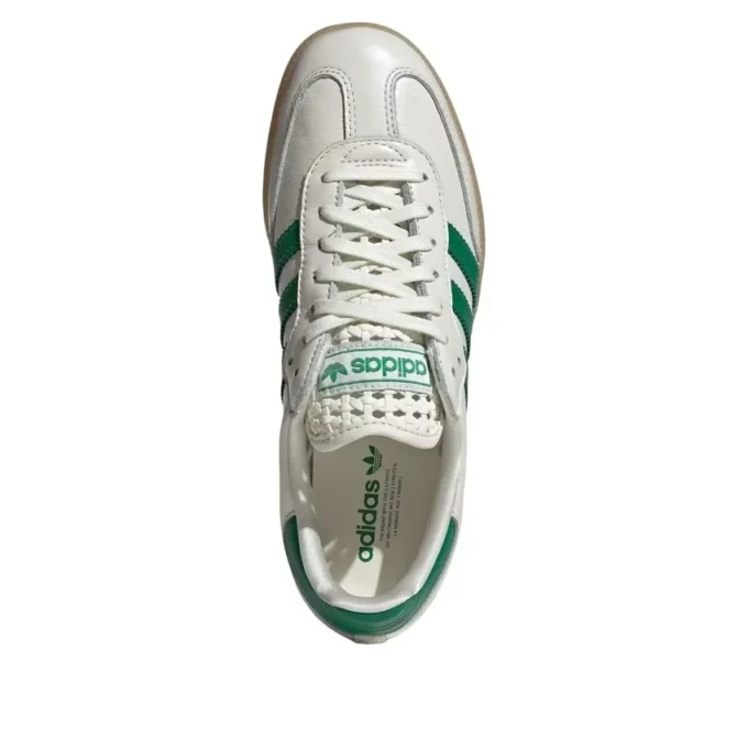 Adidas Samba “off White Green Gold Metallic”