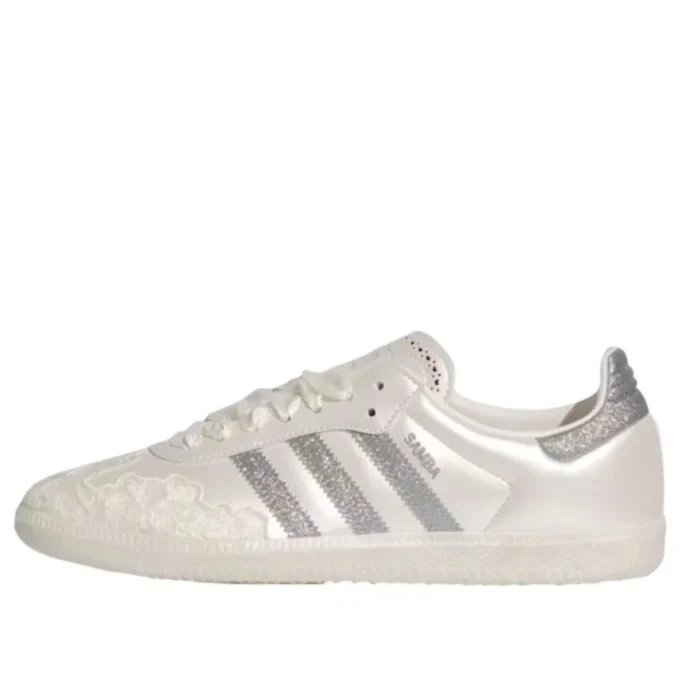 Adidas Samba Og “Chalk White Silver Metallic”