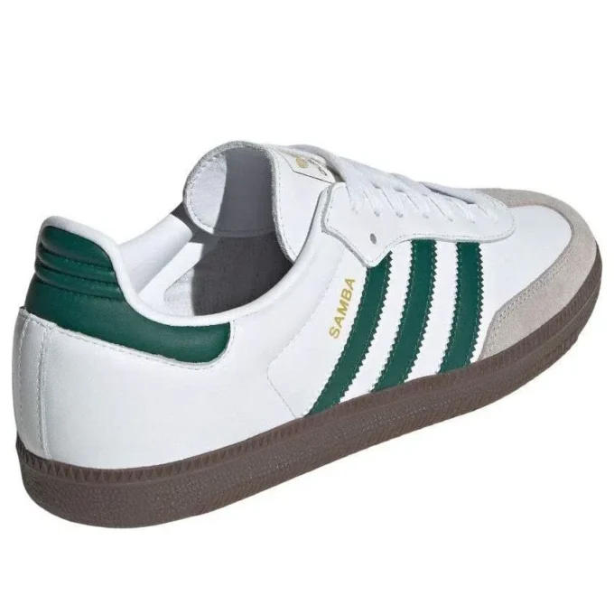 Adidas Samba Og “Cloud White Collegiate Green”