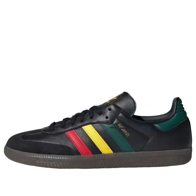 Adidas Samba Og “Core Black Yellow Collegiate Green”