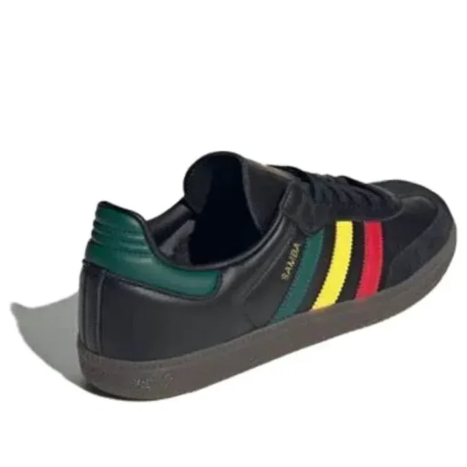 Adidas Samba Og “Core Black Yellow Collegiate Green”