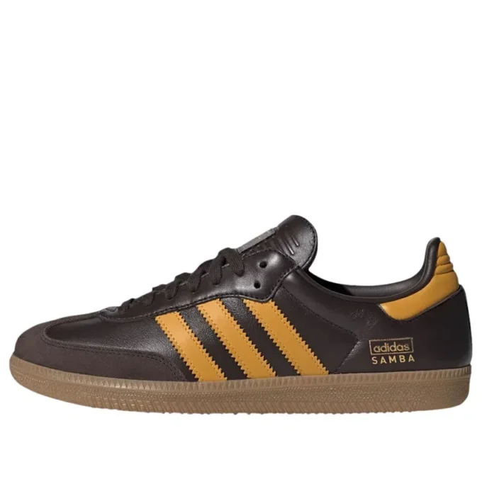 Adidas Samba Og “Dark Brown Yellow”