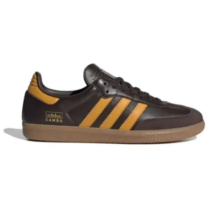 Adidas Samba Og “Dark Brown Yellow”