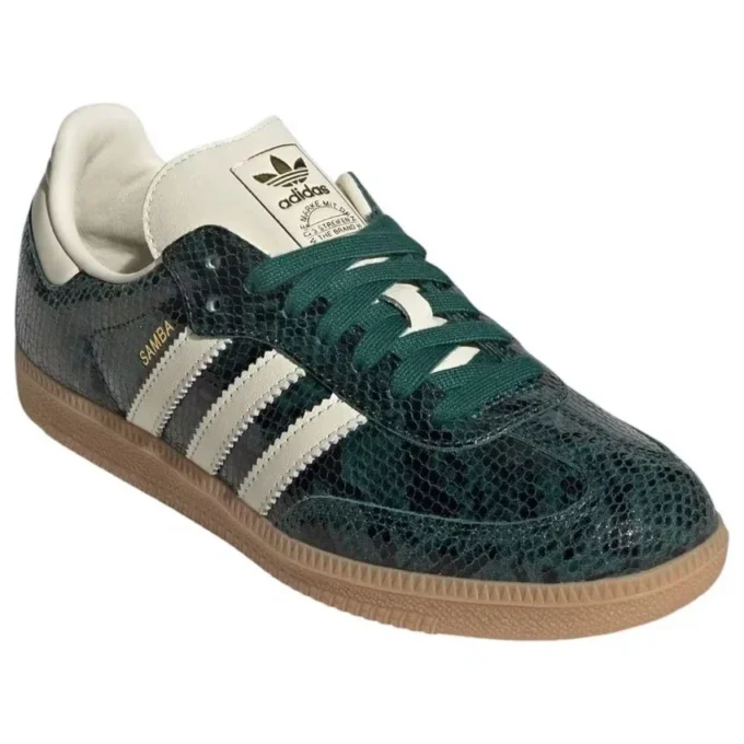 Adidas Samba Og Faux Snakeskin “Collegiate Green”