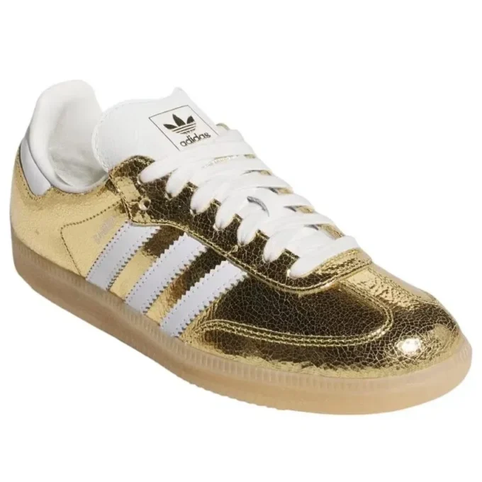 Adidas Samba Og “Gold Metallic Cracked Leather”