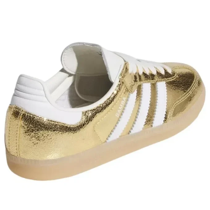 Adidas Samba Og “Gold Metallic Cracked Leather”