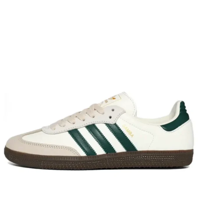 Adidas Samba Og “off White Collegiate Green Sand Strata”