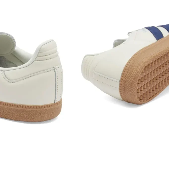 Adidas Samba Og “off White Dark Blue”