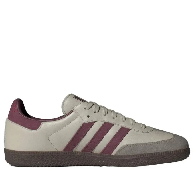 Adidas Samba Og “Putty Grey Maroon”