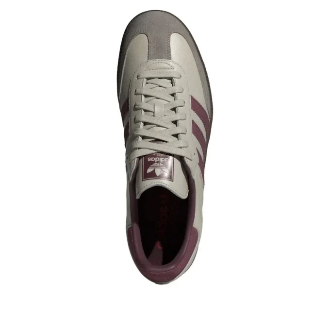 Adidas Samba Og “Putty Grey Maroon”