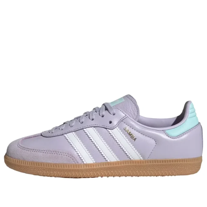 Adidas Samba Og “Silver Dawn White Aqua”