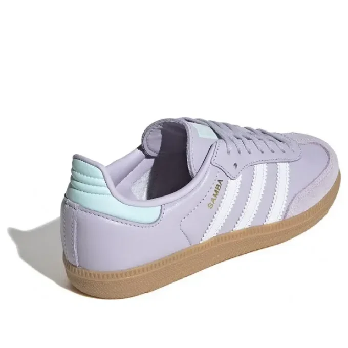 Adidas Samba Og “Silver Dawn White Aqua”