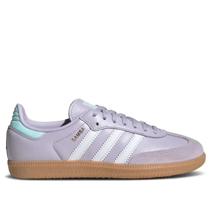 Adidas Samba Og “Silver Dawn White Aqua”