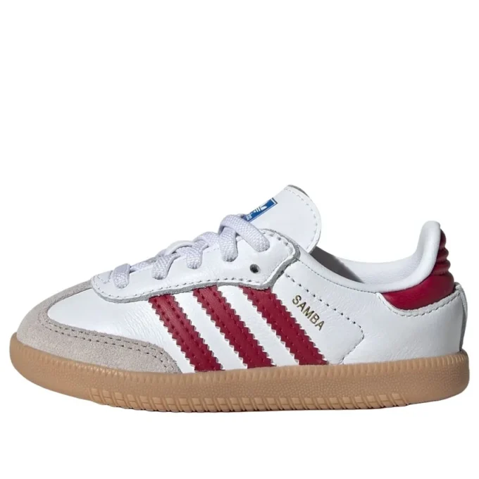 Adidas Samba Og “White Collegiate Burgundy Gum”