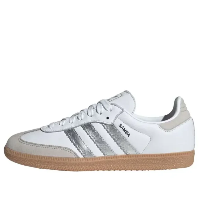 Adidas Samba Og “White Silver Metallic Grey”
