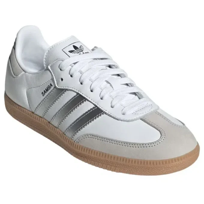 Adidas Samba Og “White Silver Metallic Grey”