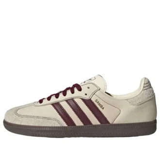 Adidas Samba Og “Wonder White Maroon”
