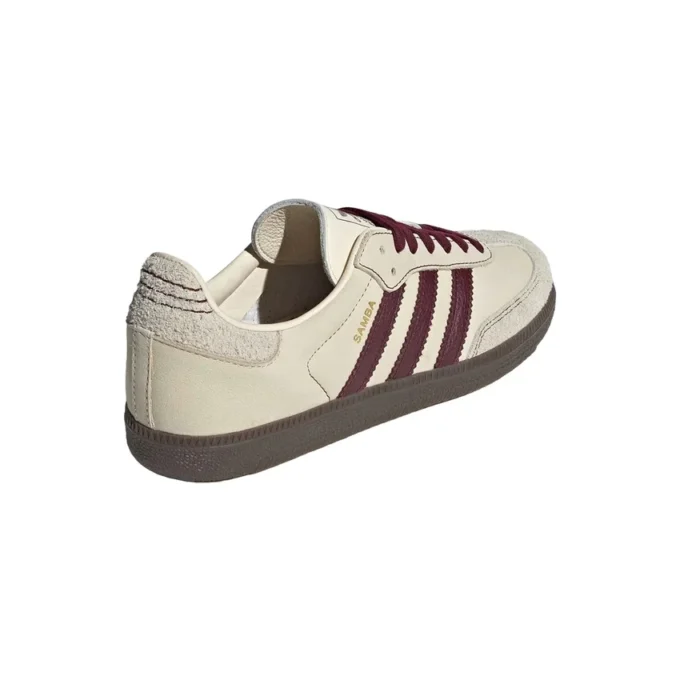 Adidas Samba Og “Wonder White Maroon”