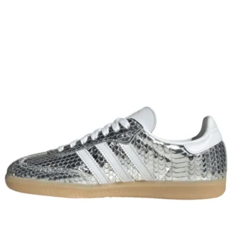 Adidas Samba Patent Snakeskin “Silver Metallic”