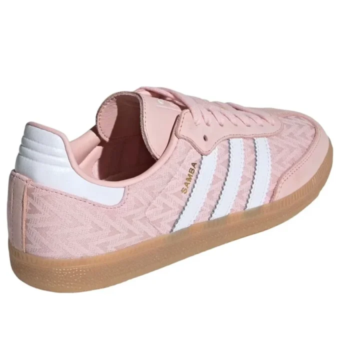 Adidas Samba “Sandy Pink Cloud White Gold Metallic”