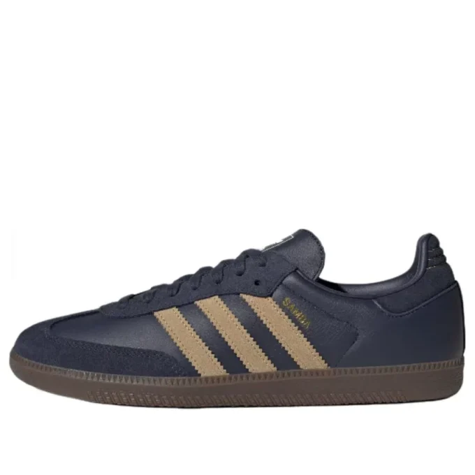 Adidas Samba “Shadow Navy Golden Beige Gum”
