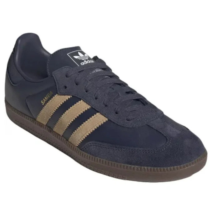 Adidas Samba “Shadow Navy Golden Beige Gum”