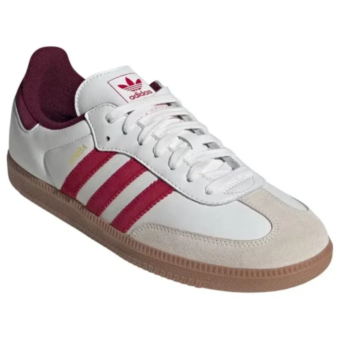 Adidas Samba “White Better Scarlet”