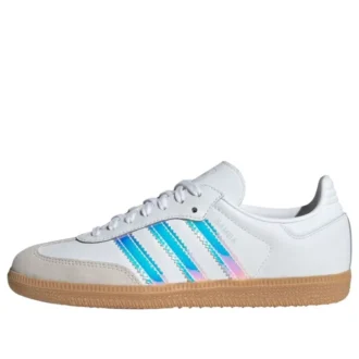 Adidas Samba “White Iridescent Stripes”