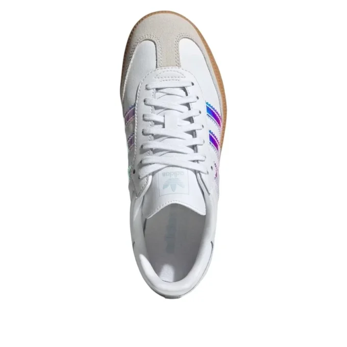 Adidas Samba “White Iridescent Stripes”
