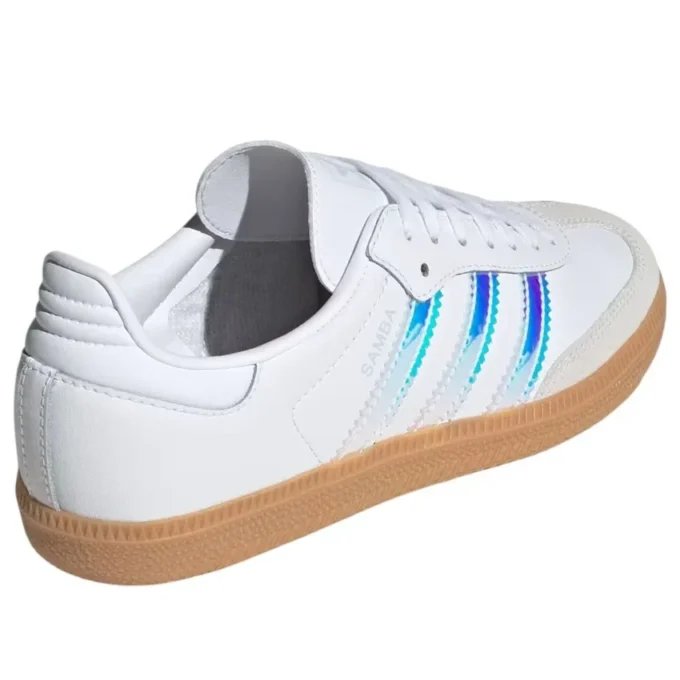 Adidas Samba “White Iridescent Stripes”