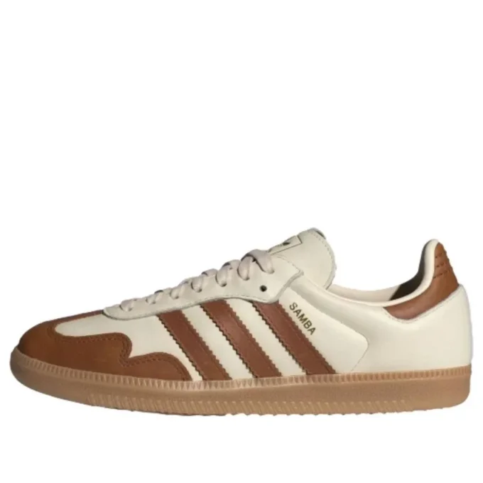 Adidas Samba “Wonder White Dusky Bronze Gold Metallic”