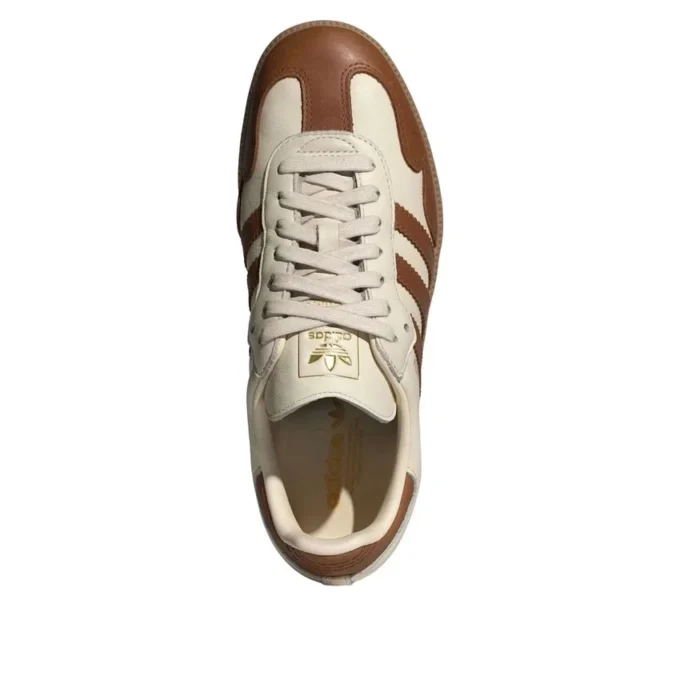 Adidas Samba “Wonder White Dusky Bronze Gold Metallic”