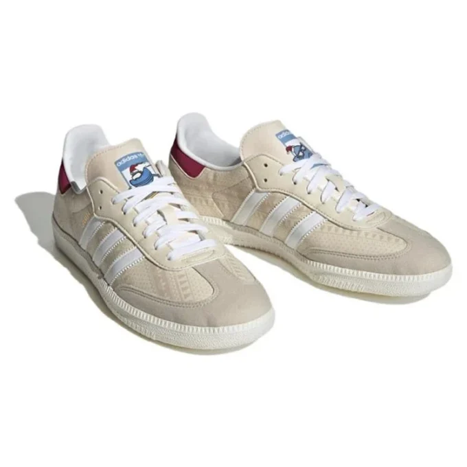 Adidas Samba “Wonder White Legacy Burgundy”