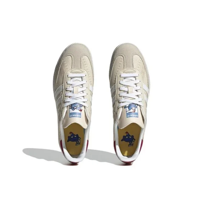 Adidas Samba “Wonder White Legacy Burgundy”