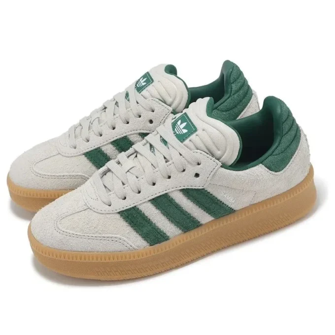 Adidas Samba Xlg “Putty Grey Collegiate Green”