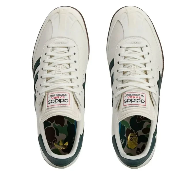 Adidas X a Bathing Ape Samba “White Forest”