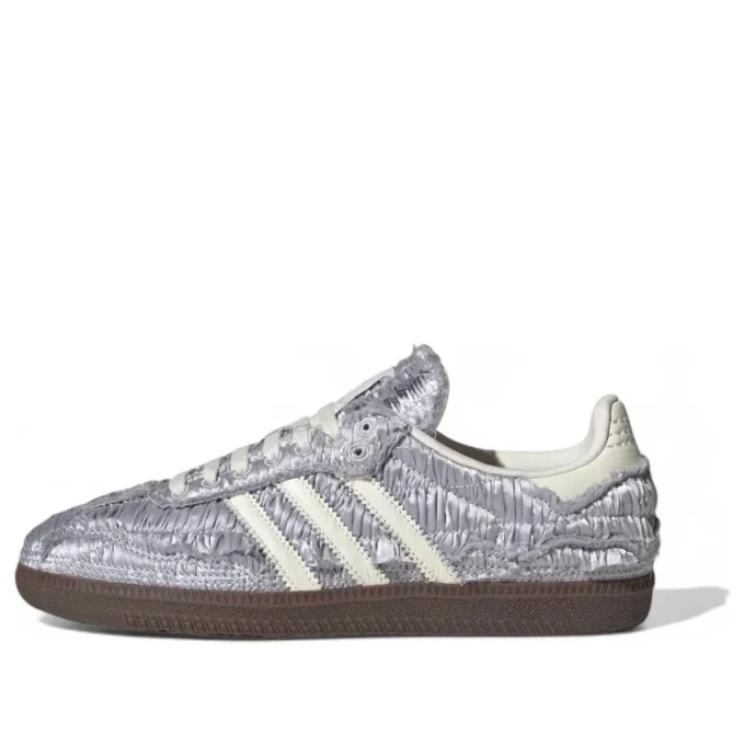 Adidas X Caroline Hu Samba Og “Satin Silver Metallic”