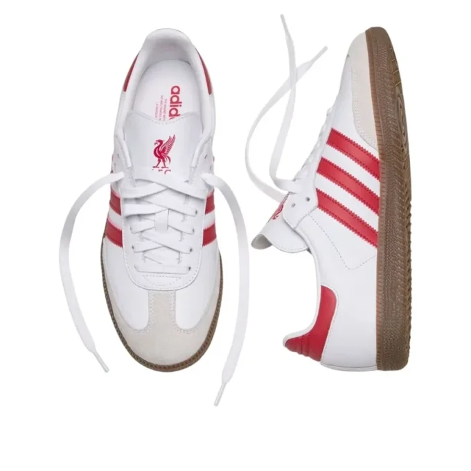Adidas X Liverpool Fc Samba “White Strawberry Red Gum”