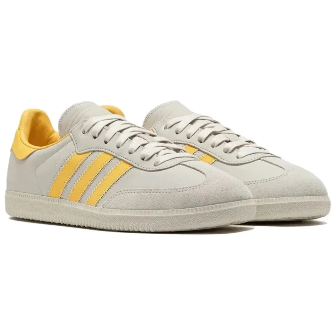 Adidas X Pharrell Humanrace Samba “Bold Gold Alumina”