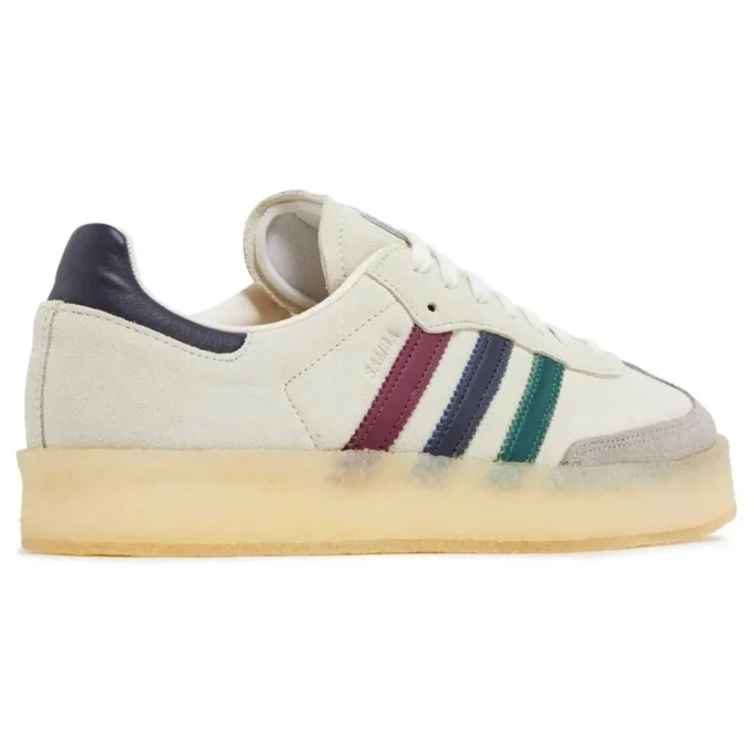 Adidas X Ronnie Fieg X Clarks 8Th Street Samba “Kithmas – Multi-Color Stripes”