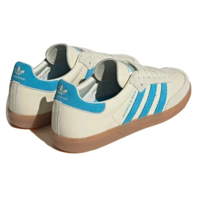 Adidas X Sporty & Rich Samba Og “Beige Blue”